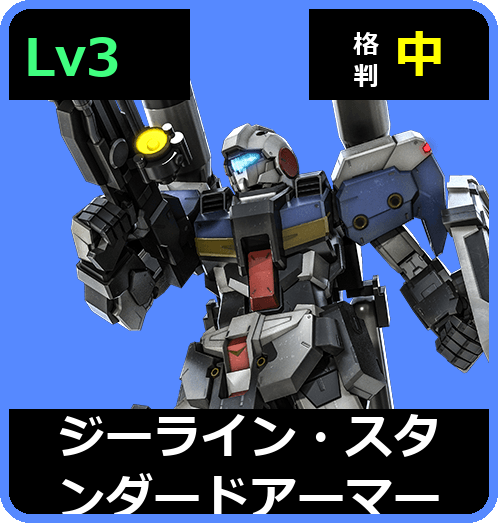 ジーライン・スタンダードアーマー Lv3 (C500/Ground)