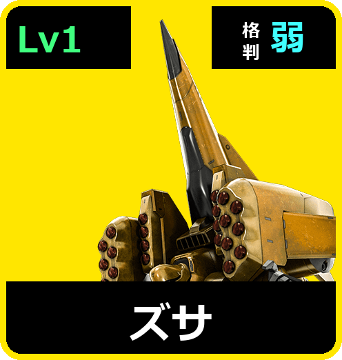 ズサ Lv1 (C500/Space)