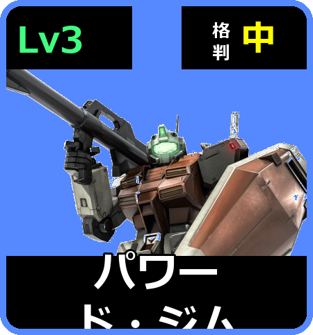 パワード・ジム Lv3 (C450/Ground)