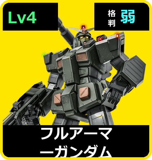 フルアーマーガンダム Lv4 (C600/Space)