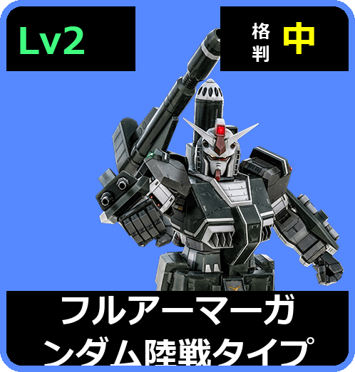 フルアーマーガンダム陸戦タイプ Lv2 (C500/Ground)