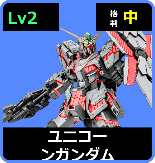 ユニコーンガンダム Lv2 (C750/Ground)